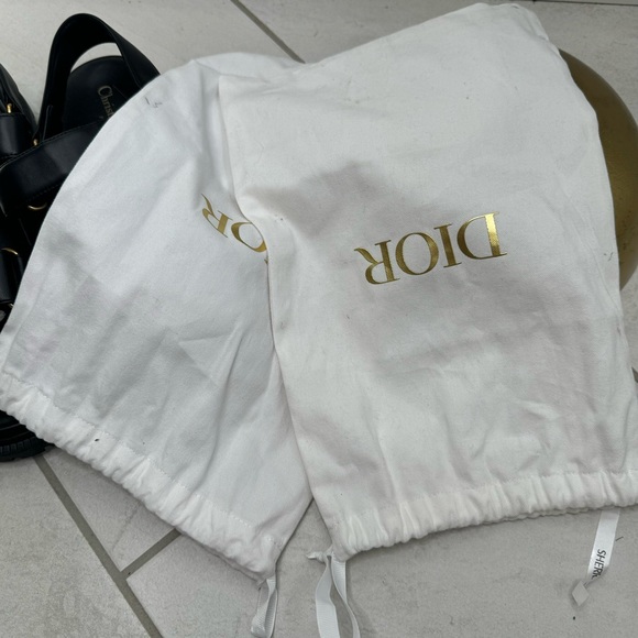 Authentic Christian Dior Women's DiorAct Black Lambskin Sandals - Picture 16 of 16